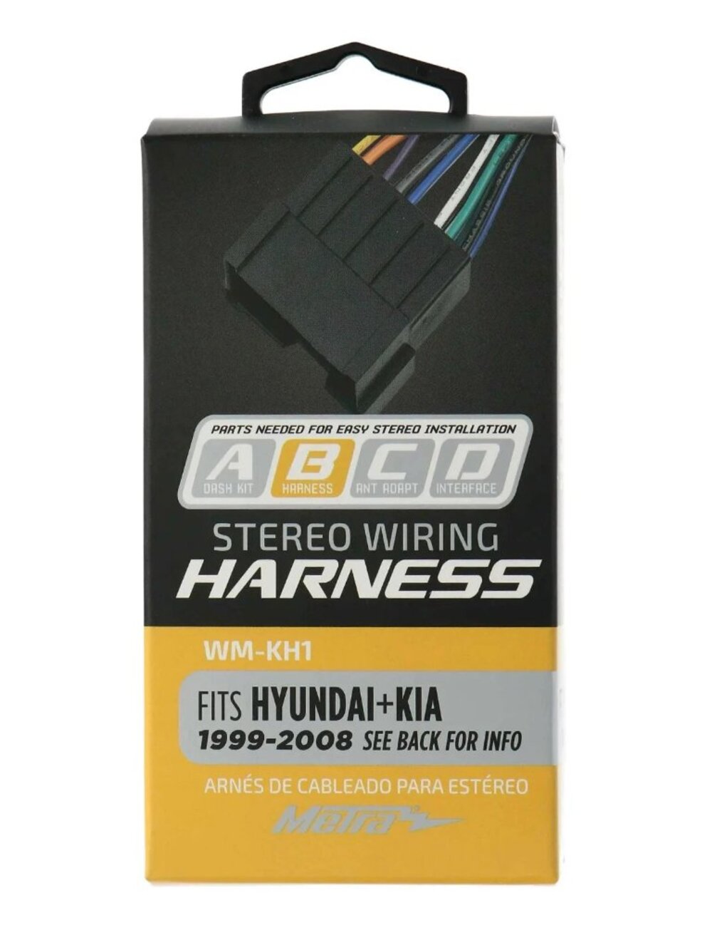 Metra WM-KH1 Kia/Hyundai 1999-08 Stereo Wiring Harness - Sealed Box